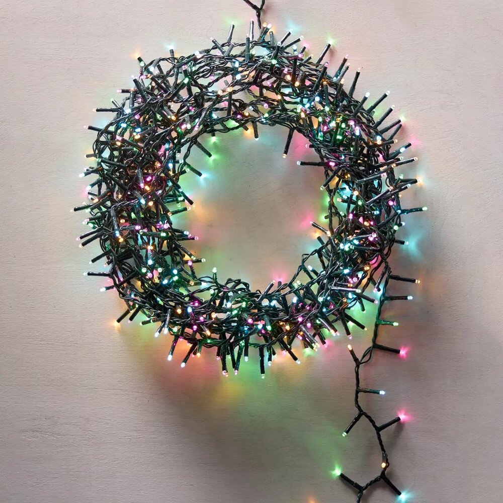Anthropologie LED Compact Utility Light Strand, Multi Color
